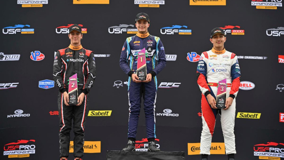 Garzon Perfect in St. Petersburg USF2000 Opener